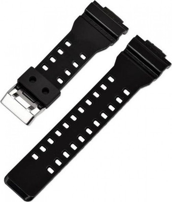 Ремешок для умных часов Rumi GLS для G-Shock GA-110/GA-100/G-8900/GLS-100 (черный) - 