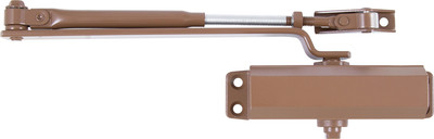 Доводчик с рычагом Аллюр Comfort ДД 132/2-3 A-C RAL8024 (коричневый) - 