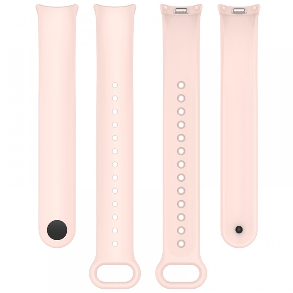 Ремешок для фитнес-трекера Rumi Metalfix для Xiaomi Smart Band 8/9 (нежно-розовый) — фото 2