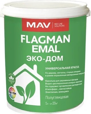 

Краска, Flagman Emal Эко Дом