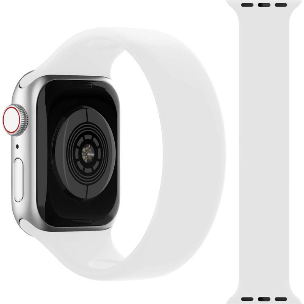 Ремешок для умных часов Rumi Mono для Apple Watch 42/44/45мм (белый, без застежки) — фото 2