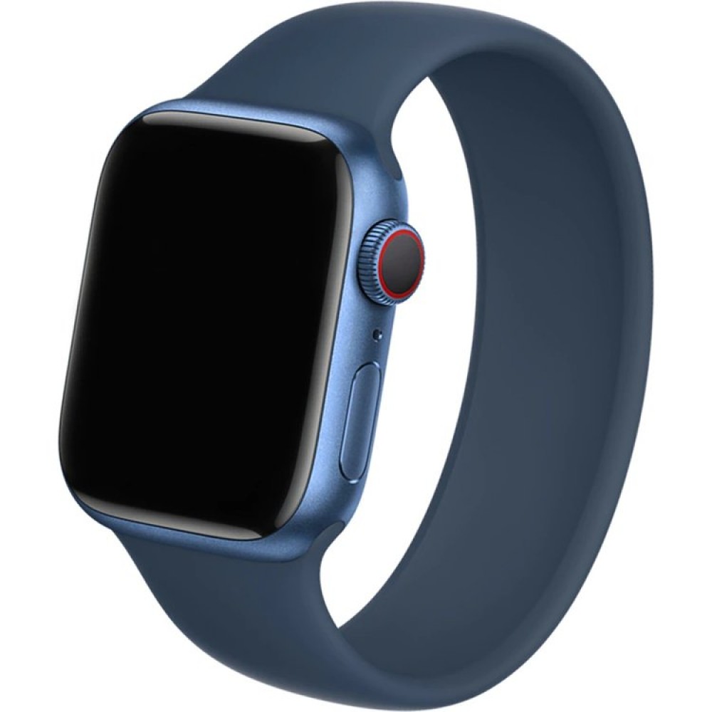 Ремешок для умных часов Rumi Mono для Apple Watch 42/44/45мм (темно-синий, без застежки)