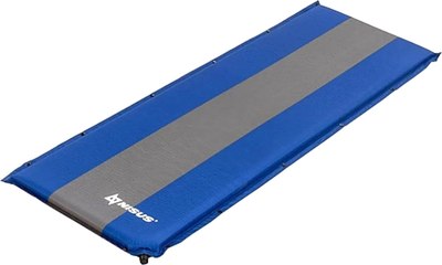 Туристический коврик Nisus 190x65x6 / N-006-BG (синий/серый) - 