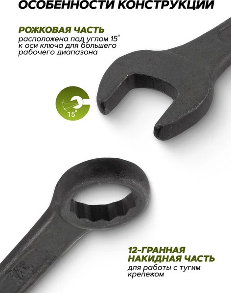 Набор ключей ForsLine FL-5261MP Black (64746)