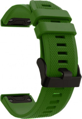 Ремешок для умных часов Rumi QuickFit Dots для Garmin Fenix 5/5 Plus/7S (20мм, лесной зеленый) - 