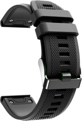 Ремешок для умных часов Rumi QuickFit Netting для Garmin Fenix 5/5x/5 Plus (26мм, черный) - 