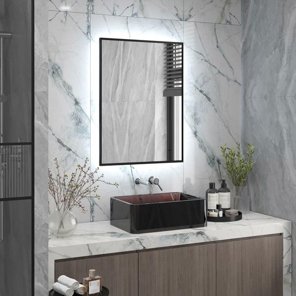 Зеркало Континент Meridian Black Led 70x100