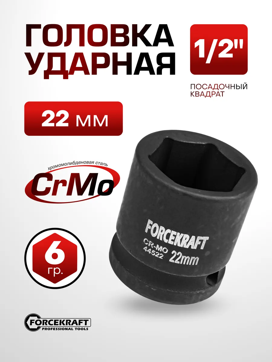 Головка слесарная ForceKraft FK-44522 (27012) — фото 3