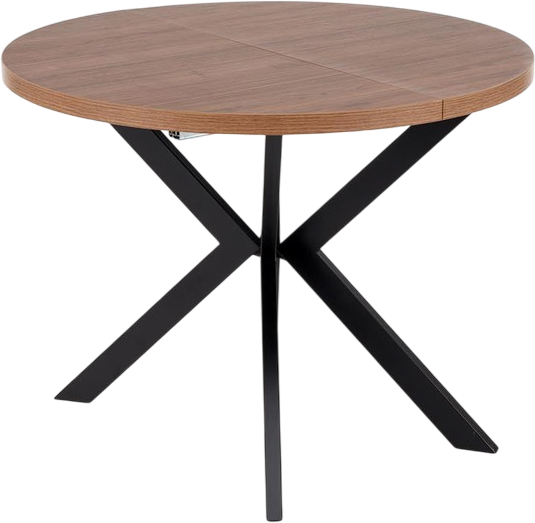 Обеденный стол Halmar Peroni 100-250x100 (орех/черный)