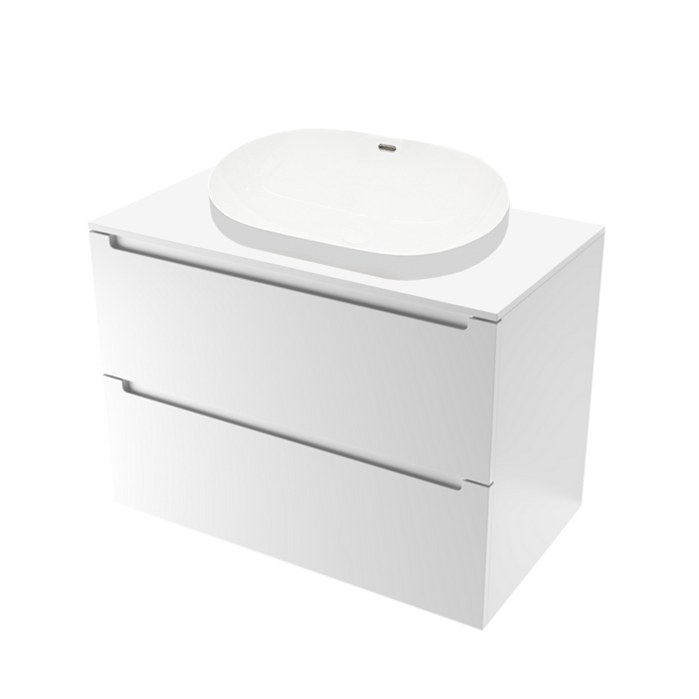 Тумба с умывальником ЗОВ Дион 70 / D70LWP0M9003MKV5-LDSPW6002 — фото 1