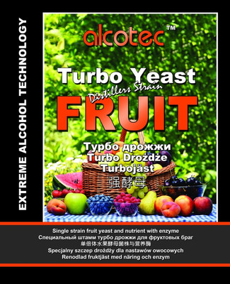 

Дрожжи, Fruit Turbo