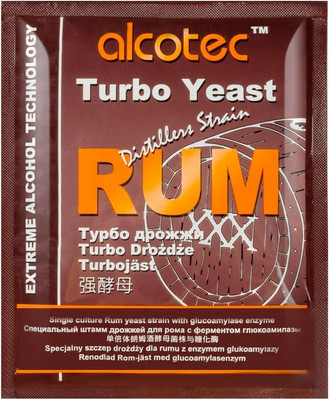 

Дрожжи, Rum Turbo