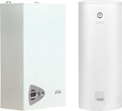 

Комплект газового котла с бойлером, Vitabel HF 40 + Royal Thermo Aquatec