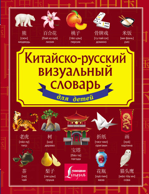 

Словарь, Китайско-русский визуальный словарь для детей, твердая обложка