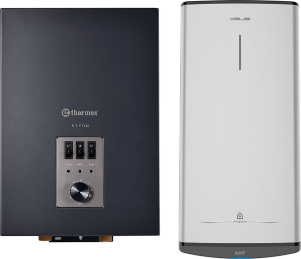Комплект электрического котла с бойлером Thermex Stern 9 + Ariston ABS VLS PRO R 80