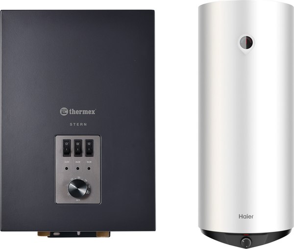 Комплект электрического котла с бойлером Thermex Stern 9 + Haier ES100V-C2 (GA04JDEO2RU)