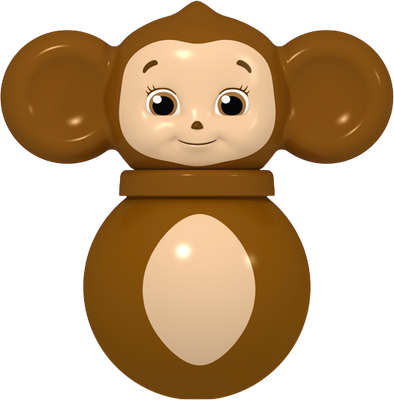 

Развивающая игрушка, Неваляшка Чебурашка / 01746