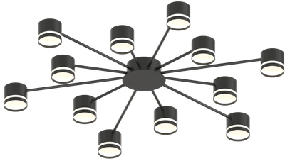 

Потолочный светильник, MH-3701/10 BK