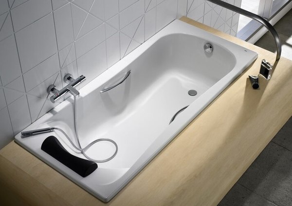 Купить Ванна акриловая Roca BeCool 170x80 + ZRU9302853 / ZRU9302852.KAR в Витебске