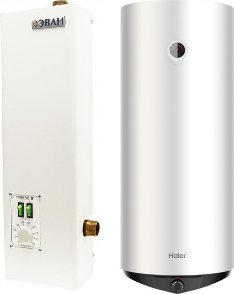 Комплект электрического котла с бойлером Эван Стандарт Next-5 (12905) + Haier ES80V-C2