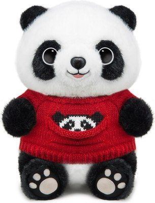 Мягкая игрушка Maxitoys Панда в Красном Свитере / 022502-25-RD - 
