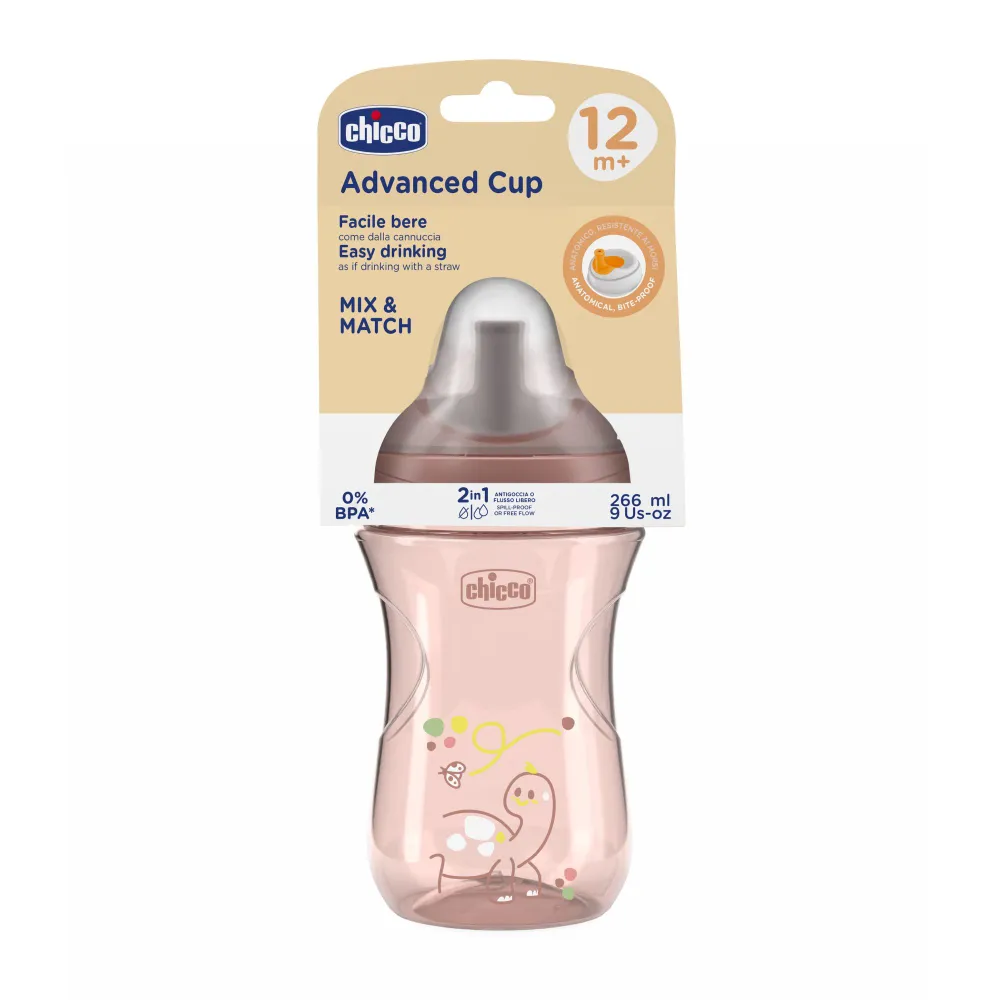 Поильник Chicco Advanced Cup 12м+ / 00006941150000 (розовый) — фото 4