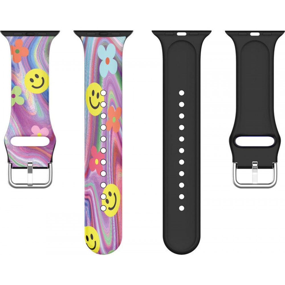 Ремешок для умных часов Rumi Sport Band для Apple Watch 42/44/45мм (смайлы) — фото 3