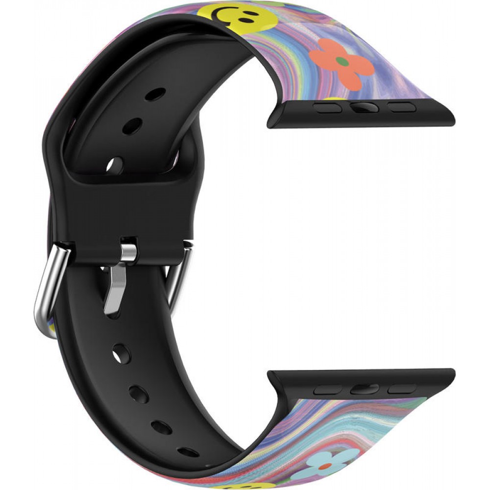 Ремешок для умных часов Rumi Sport Band для Apple Watch 42/44/45мм (смайлы) — фото 4