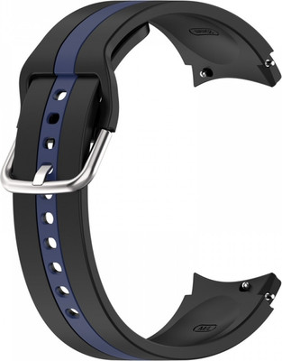 Ремешок для умных часов Rumi Sport Line для Samsung Galaxy 4/5/6/7/FE (20мм, черный/синий) - 