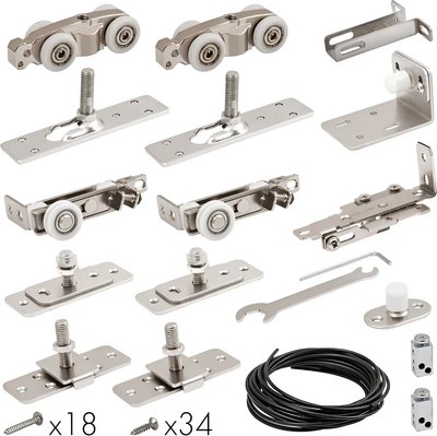 

Комплект фурнитуры для раздвижных дверей, SLD.Comfort-PRO.SET5.telescope/80