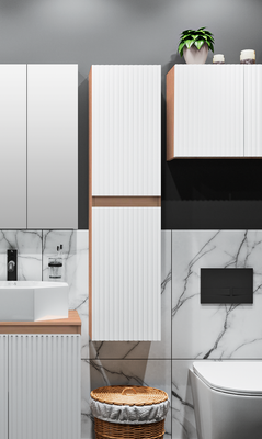 

Шкаф-полупенал для ванной, Соренто 40 / Тренто 40 вертикаль