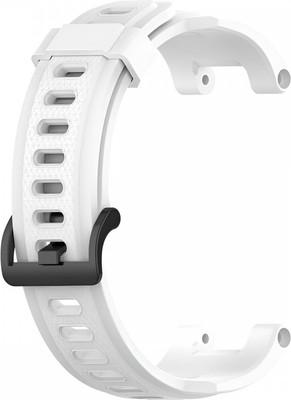 Ремешок для умных часов Rumi Силиконовый для Amazfit T-Rex (белый) - 