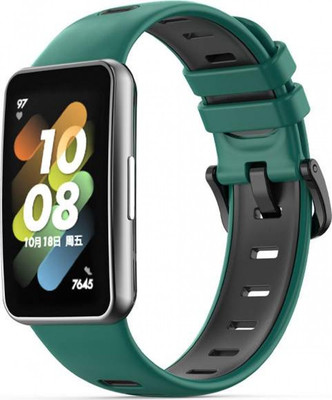 Ремешок для фитнес-трекера Rumi Для Huawei Band 7 (зеленый/черный) - 