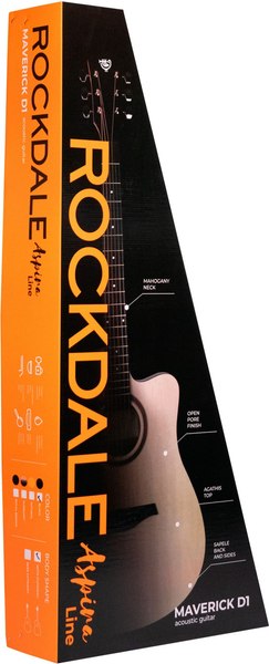 Акустическая гитара Rockdale Maverick D1 C BK