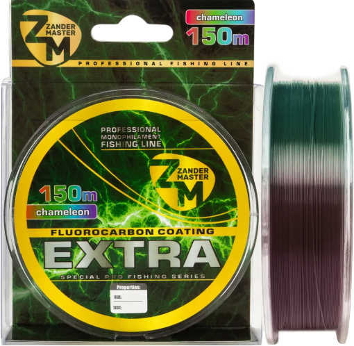 Леска монофильная ZanderMaster Extra Chameleon 0.165мм 4.3кг / 31047 (150м)