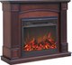 Каминокомплект Смолком Boston Mb/Jup/Sym26 Moonblaze Deluxe-S Bl Lt (махагон коричневый антик) - 