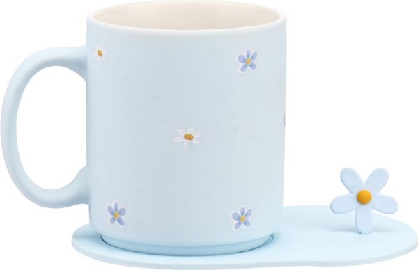 Кружка с блюдцем Miniso Mikko Collection 7340