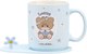 Кружка с блюдцем Miniso Mikko Collection 7340 - 