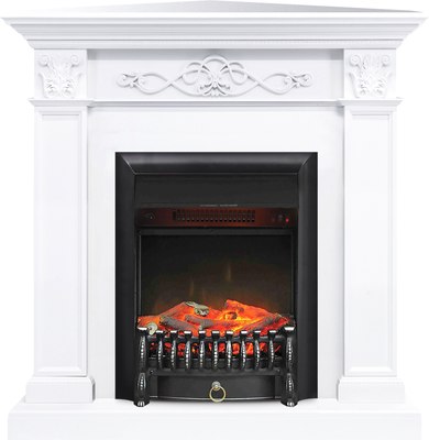 

Каминокомплект, Verona Corner STD-ASP Fobos FX M Black RC