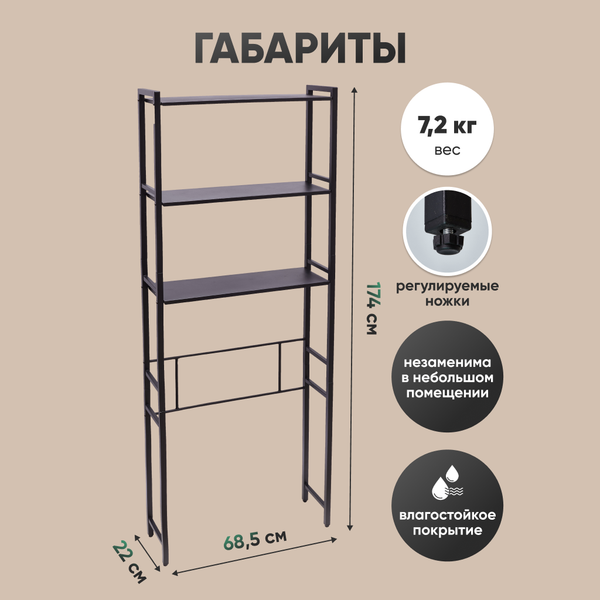 Купить Стеллаж Solmax&Home Loft СВЛ02 / IS99953  