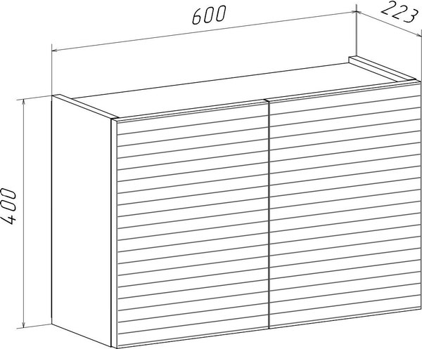 Купить Шкаф для ванной Runo Соренто 60x40 / Тренто 60x40 вертикаль в Бобруйске