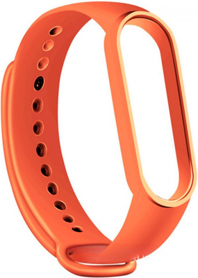 Ремешок для фитнес-трекера Rumi Для Xiaomi Mi Smart Band 6/Mi Band 5 (оранжевый) - 