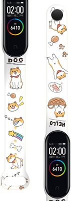 Ремешок для фитнес-трекера Rumi Для Xiaomi Mi Smart Band 6/Mi Band 5 (Хатико) - 