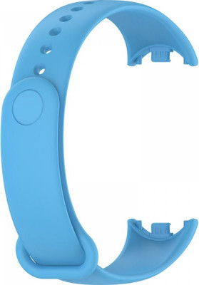 Ремешок для фитнес-трекера Rumi Силиконовый для Xiaomi Smart Band 8/9 (голубой) - 