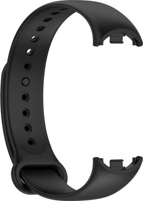 Ремешок для фитнес-трекера Rumi Силиконовый для Xiaomi Smart Band 8/9 (черный) - 