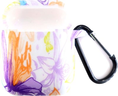 Чехол для наушников Rumi Mixed для Apple AirPods/AirPods 2 (лилия) - 
