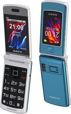 Мобильный телефон Maxvi E28 (маренго) - 