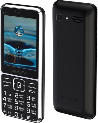 Мобильный телефон Maxvi P21i (черный) - 