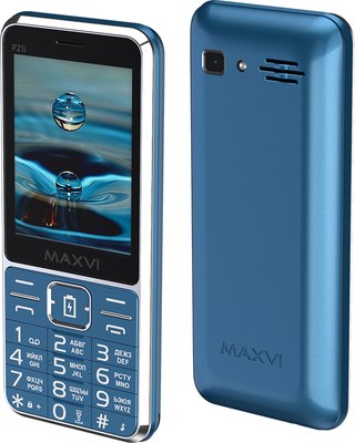 Мобильный телефон Maxvi P21i (маренго) - 