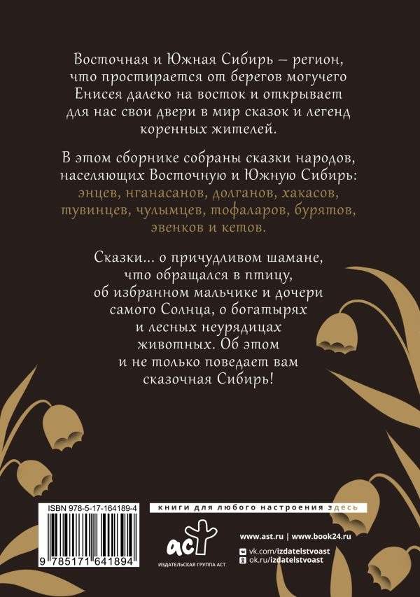 Художественная книга АСТ Сказки Восточной и Южной Сибири, твердая обложка — фото 3